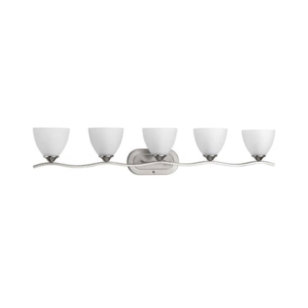 Progress Lighting-Laird - 5 Light Nickel Transitional Vanity Light